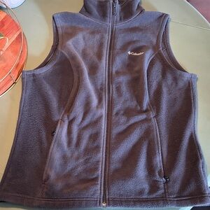 Columbia Black Fleece Vest
